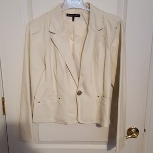 Ladies like new pleather jacket by Baccini